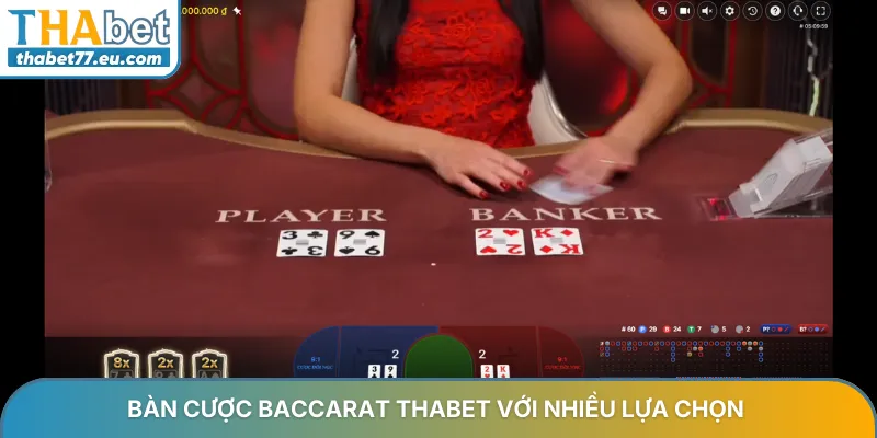 Baccarat THABET - Cách chơi game bài online với Dealer thật 2026