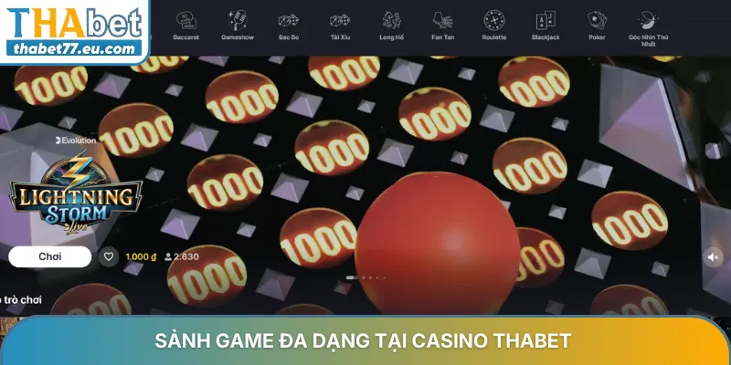 Casino THABET - Sảnh game bài trực tuyến uy tín số 1 Châu Á