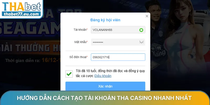 Đăng ký Thabet quy trình đơn giản nhận ngàn ưu đãi 2026