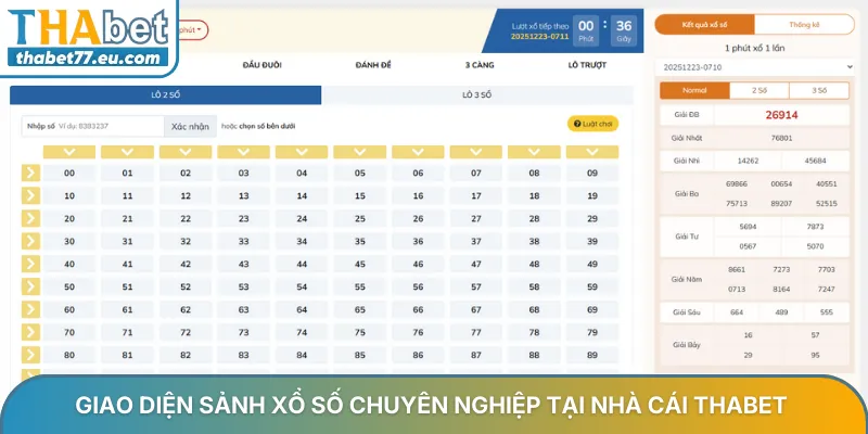 Lô đề online Thabet - Cách soi cầu & ghi số đề tỷ lệ 1 ăn 99.9